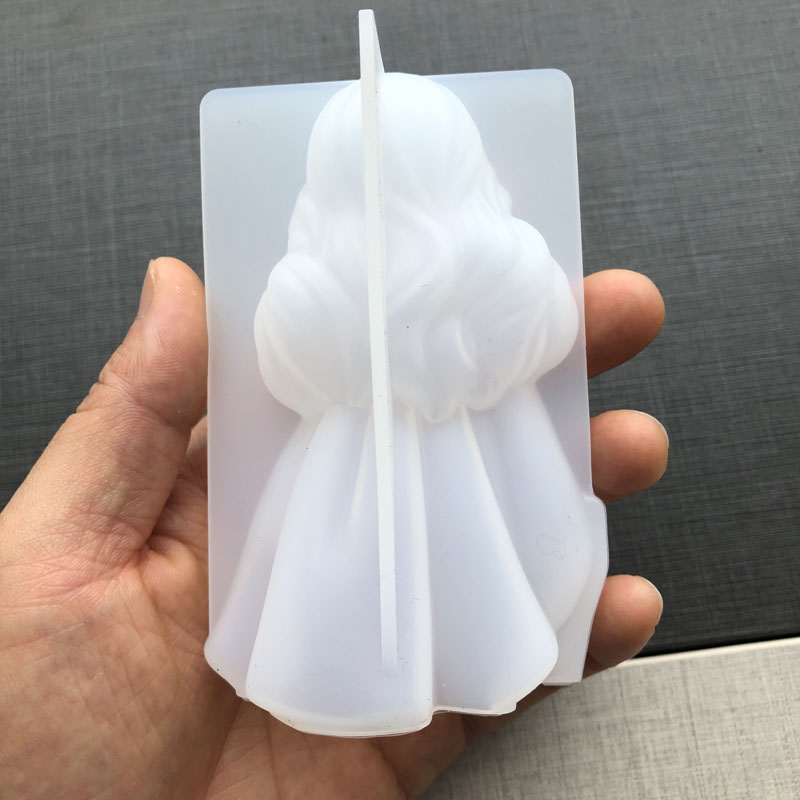 3D 귀여운 공주 실리콘 양초 금형 천사 소녀 비누 수 - Soap Making Gifts 리뷰 및 가격