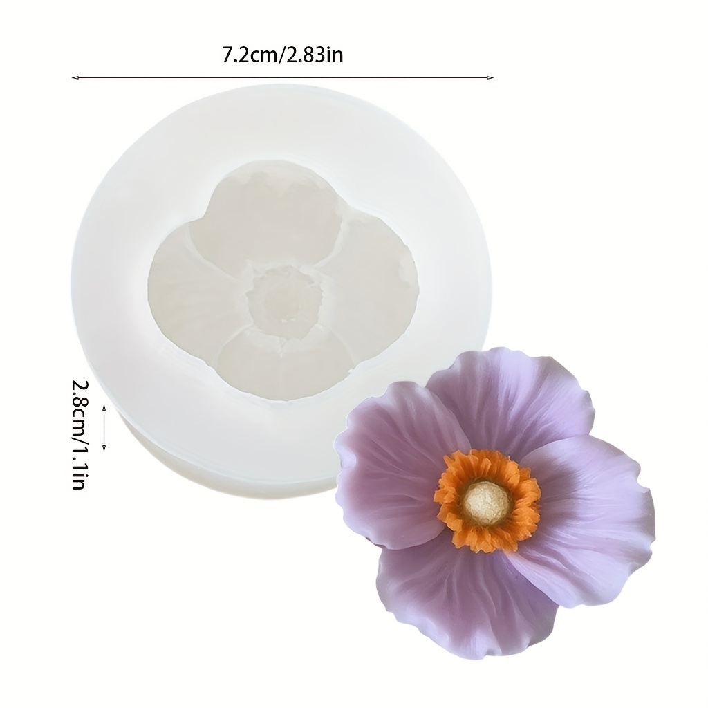 꽃 모양 실리콘 캔들 몰드는 비누, 점토, 레진 공예품 - Soap Making Gifts 리뷰 및 가격